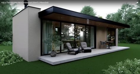 td-haz-latvanyterv-0.webp 1.920×1.016 pixeles Tiny Container House, Tiny Cabins, Modern Tiny House, Modern Fireplace, Tiny House On Wheels, Updating House, The Minimalist, Prefab Homes, Minimalist Lifestyle