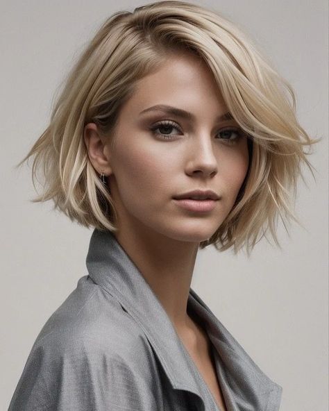 Hair Lob, Bob Hairstyle Ideas, Haircut Pixie, Short Shaggy Bob, Hairstyles Layered, Spring Haircuts, Straight Hairstyles Medium, Long Hair Trends, Haircut Medium