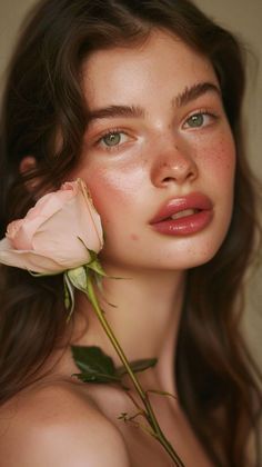 Here are some lovely spring makeup looks that radiate feminine energy! - Fashion Tips Tricks Natural Soft Makeup Look, Natural Ingenue Makeup, Soft Pink Makeup Looks Natural, English Rose Makeup, Natural Pink Makeup, Soft Feminine Makeup, Soft Romantic Makeup, Blush Makeup Looks, Peach Makeup Look