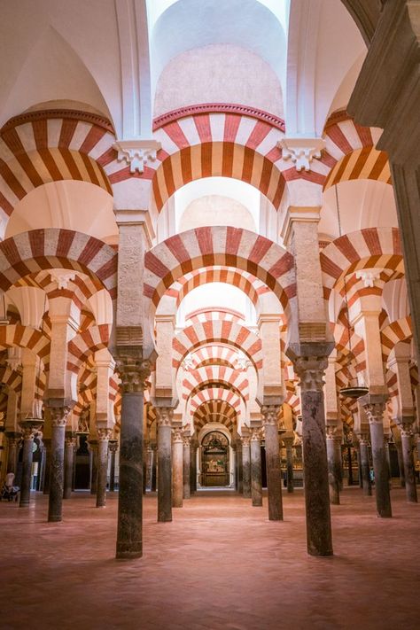 Granada, Mosque Cathedral Of Cordoba, Spain Mosque, Andalusia Aesthetic, Andalusia Architecture, The Great Mosque Of Cordoba, Spain Cordoba, Mosque Of Cordoba, Cordoba Mosque