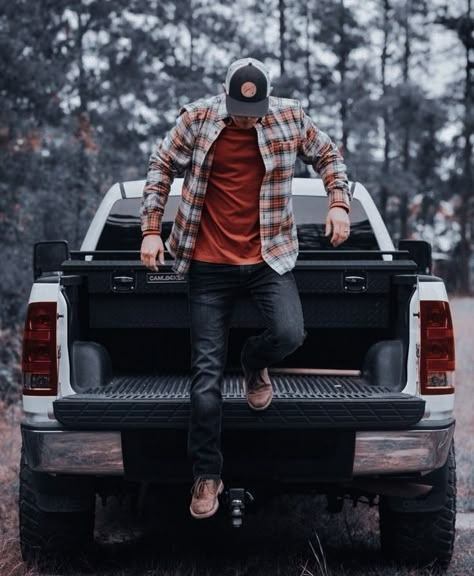 Mens Country Outfits, Country Style Men, Country Outfits Men, Casual Flannel Outfits, Country Mens Fashion, Lumberjack Style, Flannel Outfits, Estilo Country, Cowboy Outfits