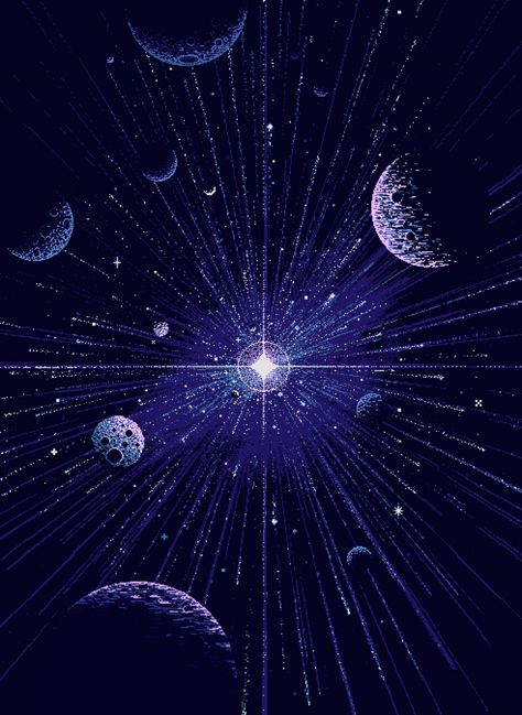 Big Bang Space, Arte 8 Bits, 캐릭터 드로잉, Space Theme, Space And Astronomy, Sound Design, Big Bang, Space Art, Bigbang