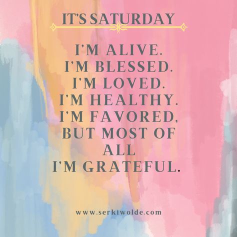 🙏💖 Let's cherish the gifts life bestows upon us and spread gratitude like wildfire! 🔥 #Gratitude #BlessedLife #Thankful #CountYourBlessings #Saturday #Weekend #Workfromhome #Remote #Jesus 🌟🌈 Thankful Saturday Quotes, Saturday Quotes, Jesus Loves Us, Saturday Weekend, Blessed Life, Im Grateful, Jesus Loves, Im In Love, Great Quotes