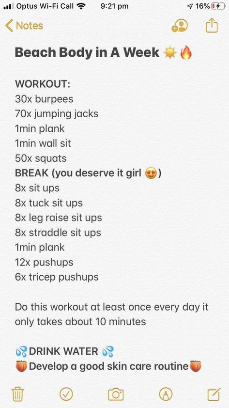 Workout Easy Beginner, Quick Before Shower Workout, Every Other Day Workout Plan, Summer Body In A Week, Young Sheldon Workout Challenge, Loose 20lbs In 2 Weeks, Workout That Actually Works, Weekly Workout Schedule At Home, 7 Day Challenge Workout