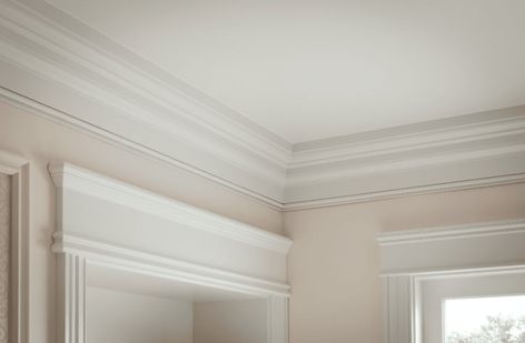 Crown Molding Sizes & Dimensions: Everything You Should Know | The Finished Space Ceiling Crown Molding, Wood Crown Molding, Molding Ceiling, Shiplap Ceiling, Ceiling Trim, Energy Efficient Buildings, Crown Moulding, Panel Moulding, Wood Molding