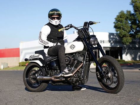 Custom 2018 Harley-Davidson Fat Bob By Rusty Butcher | Hot Bike Fat Bob Custom, Rusty Butcher, Clubstyle Dyna, Performance Bagger, Harley Davidson Motorcycles Sportster, Dyna Club Style, Harley Fat Bob, Harley Street Bob, Harley Davidson Night Train