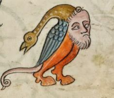 -3-weird Medieval Monsters, Medieval Creatures, Funny Medieval, Dragon Medieval, Medieval Marginalia, Medieval Illustration, Medieval Animals, Manuscript Art, Medieval Bestiary