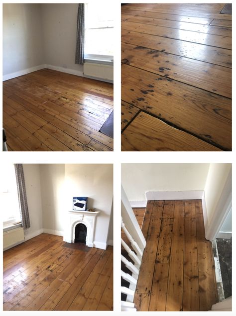 How to Sand and Varnish Pine Floorboards That's so Gemma Victorian House Bedroom, Victorian Flooring, Pine Floorboards, Living Room Victorian, Wood Floor Restoration, Pine Wood Flooring, Stair Well, Floor Restoration, Diy Woodworking Projects