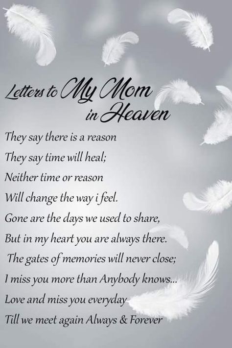 Mothers In Heaven Quotes, To My Mom In Heaven, Miss My Mom Quotes, Missing Mom Quotes, My Mom In Heaven, Miss You Mom Quotes, Letter To My Mom, Mom In Heaven Quotes, Mom I Miss You