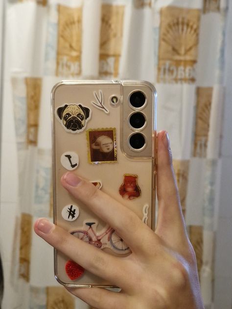 Phone Obsession, Clear Phone Case Design, Phone Cover Design, Samsung Galaxy Phones, Stylish Iphone Cases, Cute App, Collage Phone Case, Flip Phone Case, Phone Organization