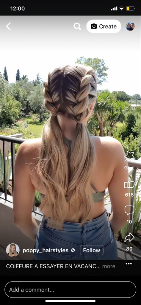 These almost look like 2 half french braids into pigtails but they are twisted instead! Dare we call them half french twists?!?! Either way, sooo cute!! French Braids Into Pigtails, Twist Pigtails, Braids Into Pigtails, Half French Braids, French Twists, French Braids, French Braid, Cute Hairstyles, Dreadlocks