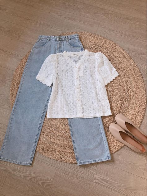 Shein Curve Outfit Ideas Summer, Curve Outfit Ideas, Stylish Tops For Women Classy, Best Outfits For Women, Cotton Tops Designs, Linen Style Fashion, Outfit Ideas Summer, Casual Office Wear, Stylish Tops For Women