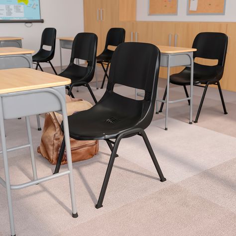 Office Guest Chairs, School Chairs, Furniture Room, Guest Chair, Stacking Chairs, Contemporary Chairs, Stackable Chairs, Classroom Setting, Plastic Chair