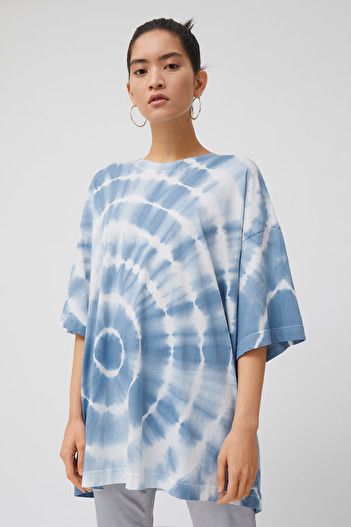 T Shirt Dress, Statement Pieces, Tie Dye, Dye, T Shirt, Dresses, Blue, White