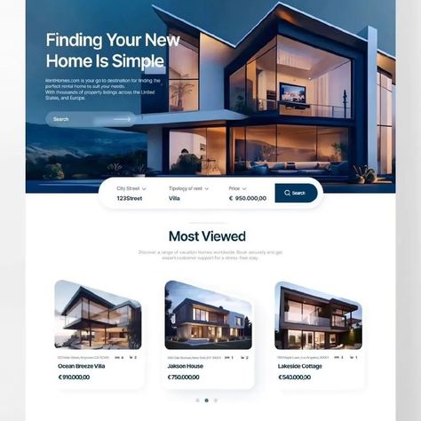 Hi Guys🖐, Have a look at this beautiful #realestate website #design. 👉DM me for #create your design in WordPress or Frontend development. 🚀 Boost your business with a professional website. Follow me 👉 @_abuzar_momin_  for more great designs. Tags #webdesigner #wordpress #frontenddeveloper #websiteupgrade #websiteredesign #wordpressdeveloper #ecommerce #webdeveloper #usa #realestate #businesswebsite #realestateinvestor  #usainstagram #branding #figmatowordpress #businessbrandingwebsite #we... Listing Website Design, Business Website Design Inspiration, Solar Screen, Real Estate Website Design, Mobile App Design Inspiration, Frontend Developer, Ecommerce Web Design, Interior Design Website, Business Website Design