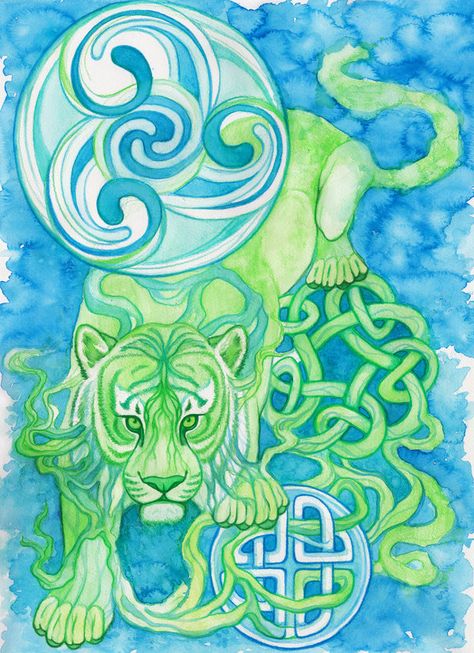 Celtic Tiger, Become More Confident, Tiger Artwork, Irish Roots, Celtic Mythology, Viking Art, Piercing Ideas, Tiger Tattoo, The Tree Of Life