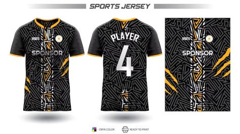 Abdullah4mm | Freepik Soccer Jersey Template, Jersey Template, Sports Tshirt, Sports Tshirt Designs, Bright Art, Sport Player, Technology Icon, Free Business Card Mockup, Cool Wallpapers Art