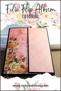 Check out this adorable Folio Flip Album tutorial post over on the blog! Diy Mini Album Tutorial, Scrapbook Albums Tutorial, Diy Mini Album, Album Tutorial, Mini Album Tutorial, Scrapbook Tutorial, Scrap Album, Vintage Junk, Mini Scrapbook