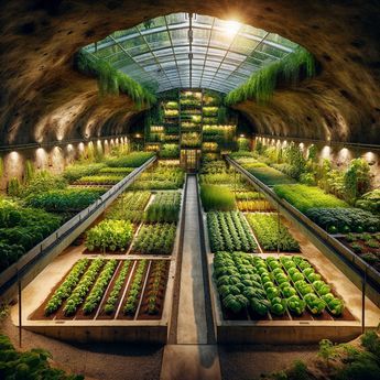 Grow Food Year Round in a Underground Greenhouse Round Greenhouse, Clove Plant, Underground Greenhouse, Smart Farm, Miracle Tree, Winter Vegetables Gardening, Grandma's Recipes, Modern Agriculture, Farming Techniques