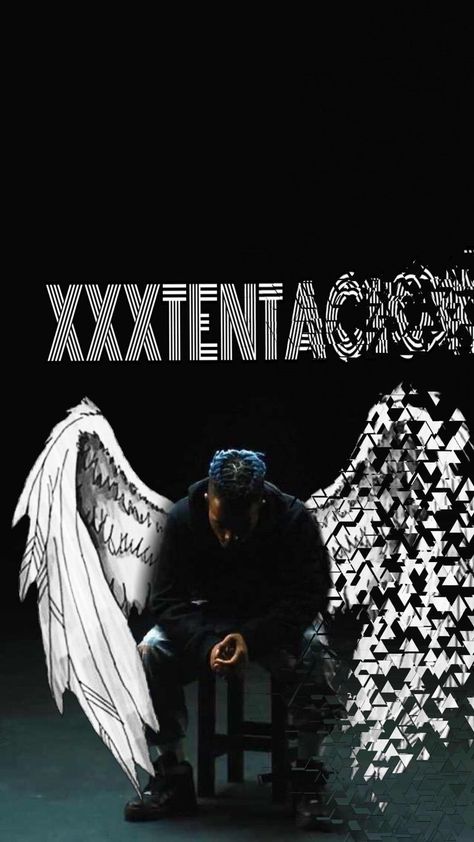 Rapper Wallpaper Iphone, Xxxtentacion Quotes, Wings Wallpaper, Hypebeast Wallpaper, Rapper Art, Angel Wallpaper, Supreme Wallpaper, X Picture, Rap Wallpaper