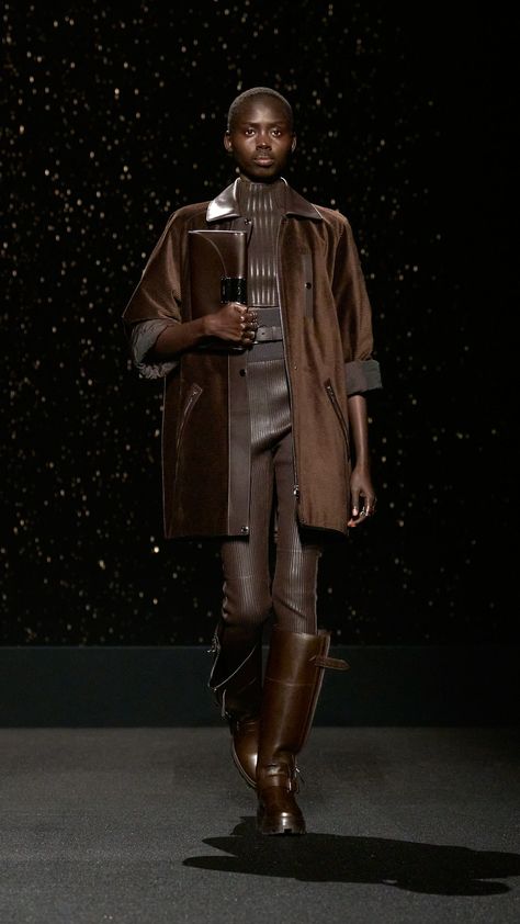 Capricorn Moodboard, Eli Saab, Fw 2024, Brown Theme, Hell Bent, Hermes Fashion, Fall Forward, Fashion Runway Show, Thanksgiving Fashion