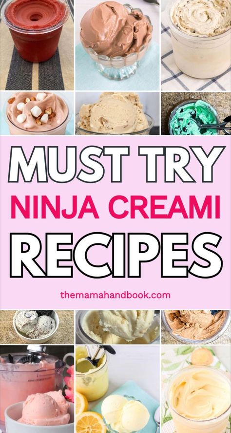 Discover the best Ninja Creami recipes for making sorbet and ice cream at home! These delicious Ninja Creami recipes include a variety of flavors and options for every craving. Try a classic Ninja ice cream recipe or explore a refreshing sorbet with these easy creami recipes. Perfect for any sweet treat! Ninja Ice Cream Recipes, Ice Cream Ninja Creami, Heart Ice Cream, Ninja Creami Recipe, Ninja Ice Cream Recipe, Homemade Sorbet, Ninja Creamy, Low Sugar Treats, Protein Ice Cream Recipe