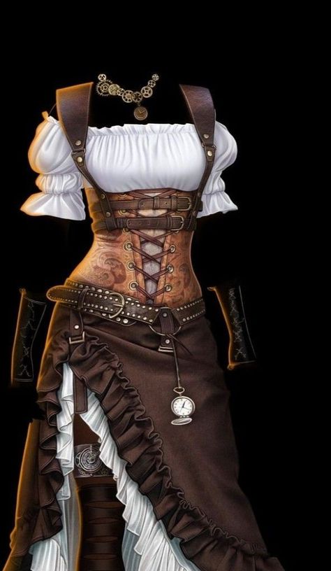 Cute Outfits Black, Soft Feminine Outfits, Steampunk Couture, Pirate Outfit, Fair Outfits, Steampunk Dress, Pirate Woman, Horror Movie Characters, Steampunk Costume