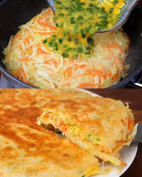 Looking for a hearty and satisfying breakfast that’s vegetarian-friendly? Look no further than this Cabbage and Egg Breakfast Tortilla! This recipe is a delicious twist on the classic omelet, packed ... Read more Lentil Hummus, Egg Tortilla, Breakfast Tortilla, Vegetable Casserole Recipes, Hearty Vegetable Soup, Omelets Recipe, Satisfying Salads, Vegetable Casserole, Egg Recipes For Breakfast