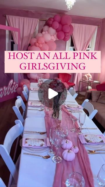 Friendsgiving Pajama Party, At Home Brunch Ideas Decor Birthday, Karaoke Decor, Pink Friendsgiving, Pink Airbnb, Friendsgiving 2023, Friendsgiving Games, Friendsgiving Ideas, Nyc Photography