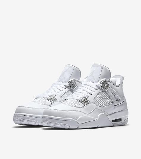 Air Jordan IV (4) Retro 'Pure Money'      -Release Date: Saturday, May 13th 2017    -Price: $190 Jordan 4 Pure Money, Retro Jordans, Red Thunder, Nike Vans, Nike Free Runners, Nike Air Jordan 4, Jordan Shoes Girls, Jordan 4s, Jordan Shoes Retro