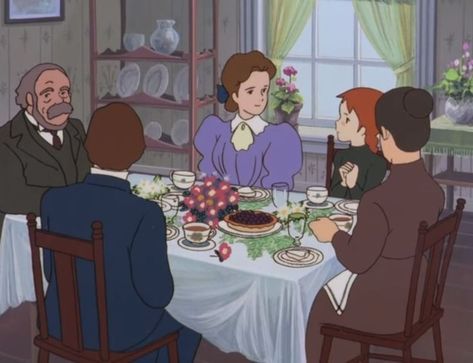 Anne With An E Cartoon, Old Cartoon Characters, Lucy Maud Montgomery, 90s Art, Masterpiece Theater, Beautiful Morning Quotes, Food Aesthetics, Anne Shirley, Anne With An E