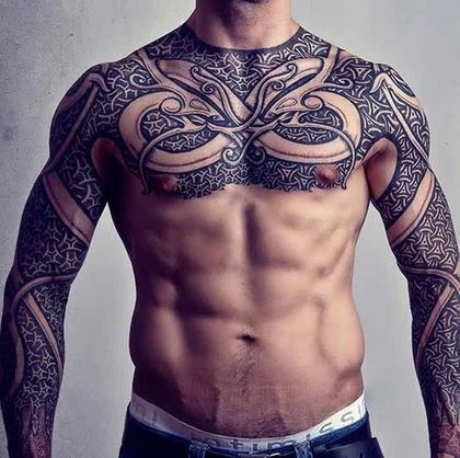 Celtic Sleeve Tattoos, Viking Tattoos For Men, Celtic Tattoos For Men, Stammestattoo Designs, Viking Tattoo Symbol, Viking Tattoo Sleeve, Armor Tattoo, Celtic Tattoo, Norse Tattoo