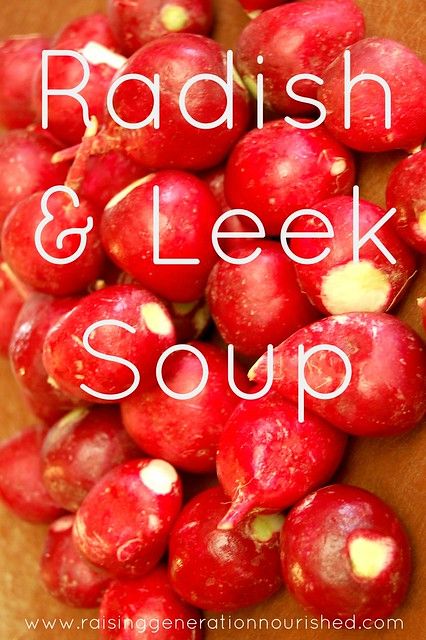 soup recipe, radish recipe, leek recipe, radish soup, spring vegetables Cook Radishes, Radish Soup, Radish Recipe, Szechuan Recipes, Soup Dishes, Paleo Soups, Red Radish, Spagetti Recipe, Raw Cheese