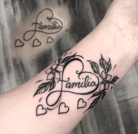 160+ Infinity Tattoo With Names, Dates, Symbols And More (For Women) Infinity Name Tattoo, Fawn Tattoo, Heart With Infinity Tattoo, Heart Tattoos With Names, Tummy Tattoo, Infinity Tattoo Designs, Hourglass Tattoo, Tattoos With Kids Names, Mommy Tattoos