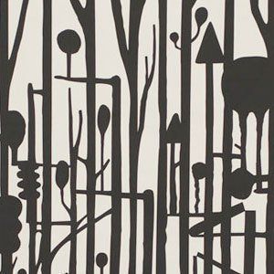 In celebration of National Design Month, October’s Object of The Week posts honor past National Design Award winners. This post was originally published on July 9, 2017. This wallpaper by Geoff McFetridge somewhat resembles a circuit board with its minimal rendering of visual elements, but the title, “Lines Forrest,” clearly sets the record straight that this is a forest, though not necessarily one containing trees. The design is composed of strong verticals along with a variety of geometric ... Geoff Mcfetridge, Cooper Hewitt, American Icons, Forest Wallpaper, Straight Lines, Monoprint, Abstract Nature, Design Museum, Simple Colors