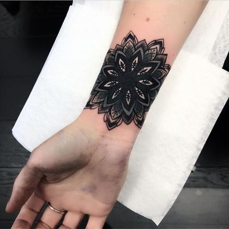 Coverup Wrist Tattoos For Women, Ankle Tattoo Cover Up, Tato Mandala, Inner Wrist Tattoos, Paper Tattoo, Tatuaje Cover Up, Tattoo Cover Ups, Cover Up Tattoos For Women, 42 Tattoo