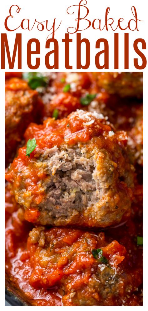 Ground Beef Meatballs Recipe, Ground Beef Italian Meatballs, Easy Meatballs No Bread Crumbs, All Beef Meatballs, Large Meatballs Baked, Meatloaf Meatballs Recipes, Large Meatball Recipes, Italian Meat Balls, Italian Meatball Recipes Easy