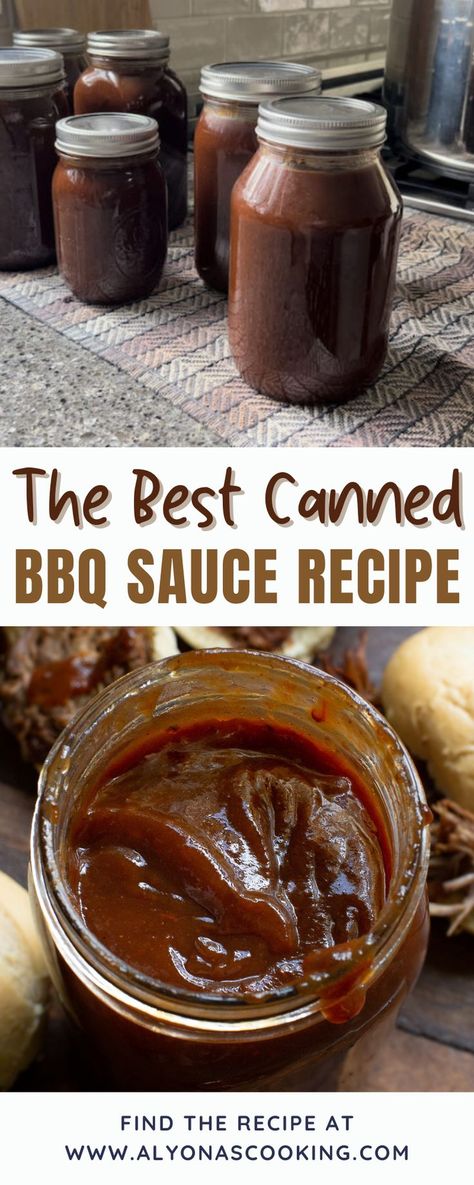 Canned Bbq Sauce, Best Homemade Bbq Sauce, Barbeque Sauce Recipe, Bbq Sauce Homemade Easy, Make Bbq Sauce, How To Make Bbq, Homemade Bbq Sauce Recipe, Pressure Canning Recipes, Homemade Bbq Sauce