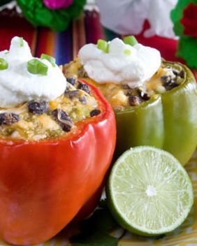 Spice up your next fiesta with these beautiful and deceptively easy tamale stuffed peppers. More recipes for a fresh and healthy dinner at Walmart. Green Enchilada Sauce, Stuffed Pepper, Peppers Recipes, Mexican Dishes, Peppers, Easy Dinner, Mexican Food Recipes, Love Food, Great Recipes