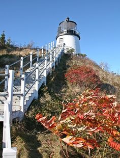 Owls Head Lighthouse, Maine at Lighthousefriends.com Owls Head Maine, Owls Head Lighthouse, Lighthouse Maine, Owl Head, Maine Lighthouses, Gps Coordinates, Travel Dreams, Owls, Lighthouse