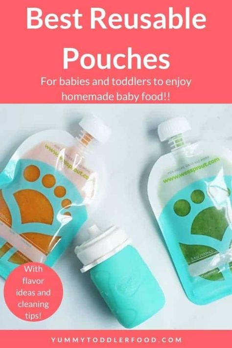 Smoothies For Kids, Baby Food Combinations, Best Smoothie Recipes, Toddler Smoothies, Feeding Toddlers, Reusable Food Pouches, Smoothie Recipes For Kids, Toddler Gear, Baby Food Pouch Recipes