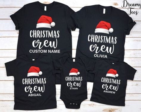 Christmas 2021 Outfits Family Shirts Family Christmas Shirt | Etsy Personalized Christmas Shirts For Family, Christmas Shirts For Groups, Holiday Family Shirts, Christmas Shirts 2022, Christmas Tshirt Ideas Family, Rock Storage, Christmas Family Shirts Ideas, Christmas Tshirt Ideas, Christmas Crew Shirts