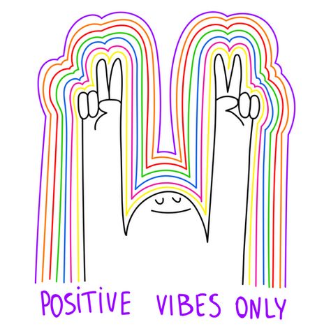 Positive Quote Drawings, Bright Quotes Positive Vibes, Positive Drawings, Positive Vibes Wallpaper, Positive Vibes Aesthetic, Its Already Yours, Positive Doodles, Positive Illustration, Only Positive Vibes