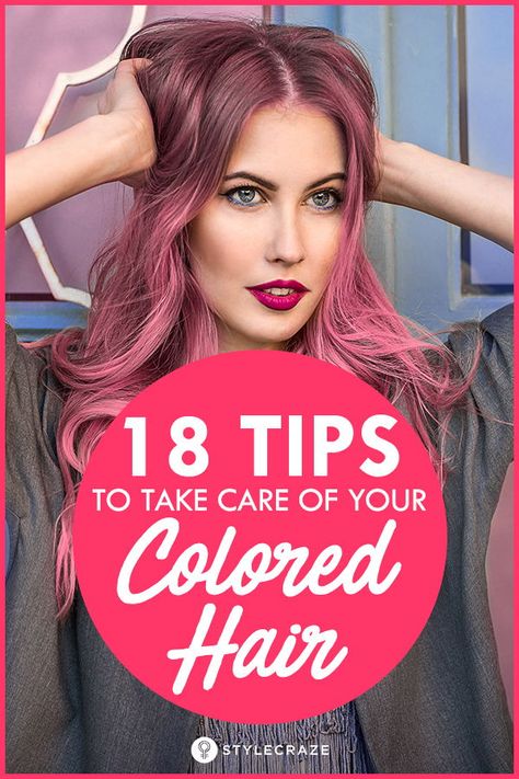 Taking Care Of Colored Hair, How To Take Care Of Colored Hair, Hair Care For Colored Hair, Hair Tip Color, Hair Mask For Colored Hair, Bright Colored Hair, Long Lasting Hair Color, Blond Hairstyles, Caring For Colored Hair