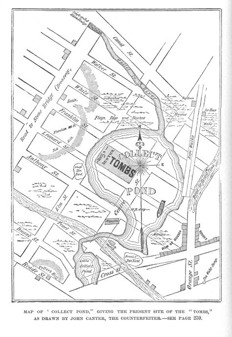 Five Points NYC: Most Dangerous Area in New York History | StreetEasy Five Points New York, New York History, The Bowery Boys, Coney Dog, Columbus Park, Map Drawing, Greenwood Cemetery, Nyc Neighborhoods, Nyc Map