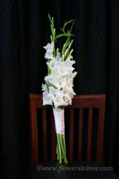 White Gladiolus Wedding Bouquet, Gladiolus Bridal Bouquet, Gladiolus Wedding Bouquet, Gladiolus Wedding, Gladiolus Bouquet, Modern Bridal Bouquets, Brides Flowers Bouquet, Hand Bouquet, Bride Flowers