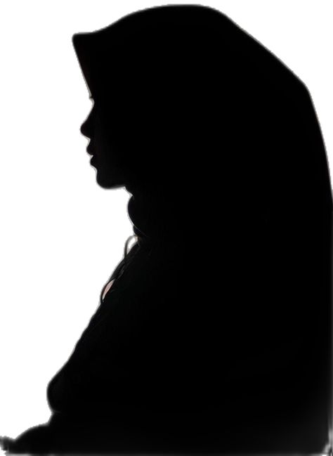 Hijab Siluet, Manhwa Aesthetic, All Shall Be Well, Portrait Silhouette, Cover Novel, Women Silhouette, Silhouette Drawing, Wedding Moodboard, Silhouette Portrait