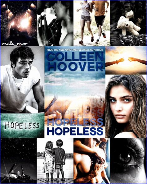 Hopeless Colleen Hoover Aesthetic, Disconnected From The World, Hopeless Colleen Hoover, Studying At Home, Books Characters, Losing Hope, No Tv, Book Hangover, Colleen Hoover Books