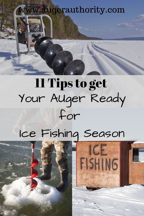 How to get your ice auger ready for ice fishing can be completed in a few easy steps.   Don’t let your fishing trip get ruined simply because of simple maintenance.  There are specific issues that you need to pay attention to which will ensure your ice fishing auger works like a dream.     Guarantee yourself a hassle free ice fishing season.   #iceauger #icefishing #icefishingequipment #icefishingauger#besticefishgingear #auger #bestauger #bestaugers #besticefishingaugers #besticeauger Ice Fishing Equipment, Winter Checklist, Ice Fishing Tips, Ice Fishing, Trout Fishing, Best Seasons, Fishing Tips, Fishing Gear, Fishing Trip