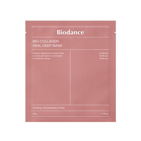 BIODANCE Bio-Collagen Real Deep Mask Sheet 1P | OLIVE YOUNG Global Sunscreen For Sensitive Skin, Collagen Mask, Olive Young, Reduce Pores, Marine Collagen, Skin Care Steps, Shrink Pores, Sheet Mask, How To Apply Makeup